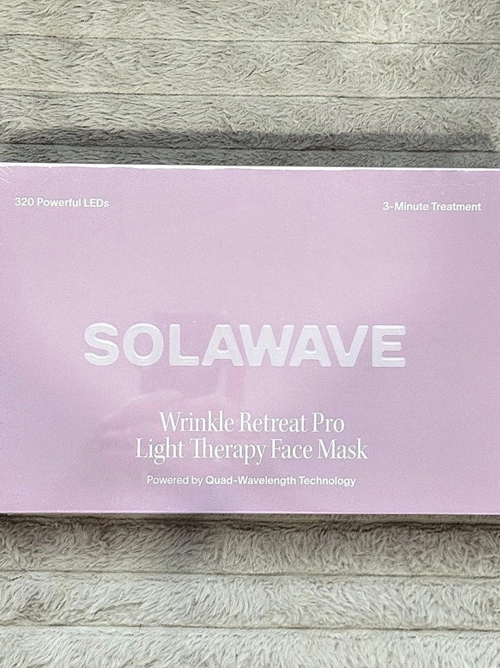 Solawave Wrinkle Retreat Pro LED Face Mask NEW Factory Sealed $399 Retail